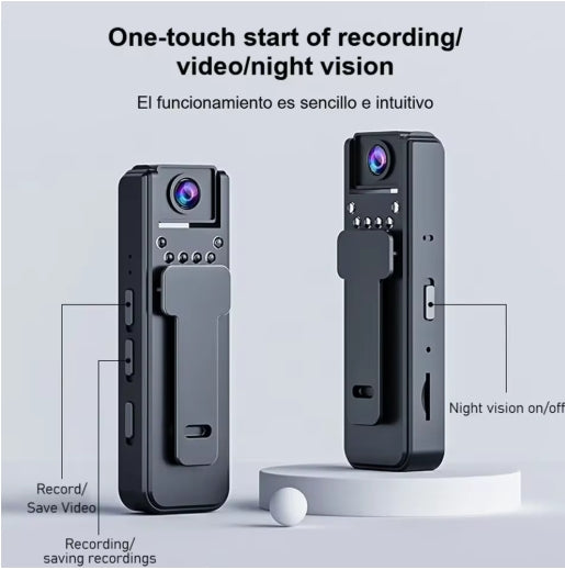 A8 Mini Body Camera – 1080P HD Night Vision Recorder