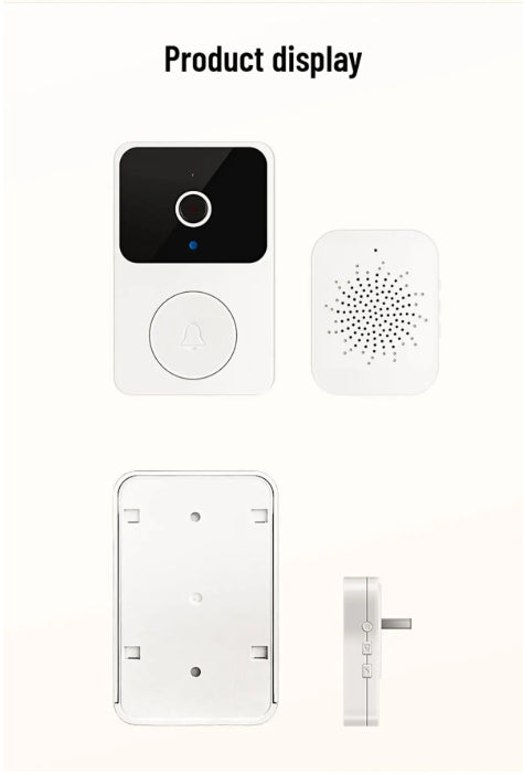 Smart WiFi Video Doorbell – HD Night Vision & 2-Way Audio
