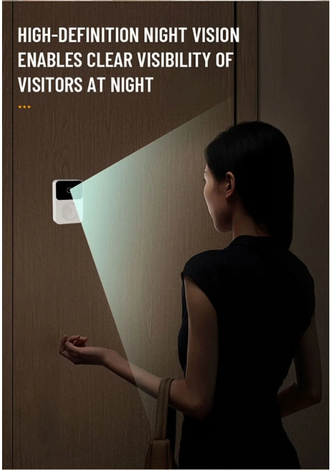 Smart WiFi Video Doorbell – HD Night Vision & 2-Way Audio